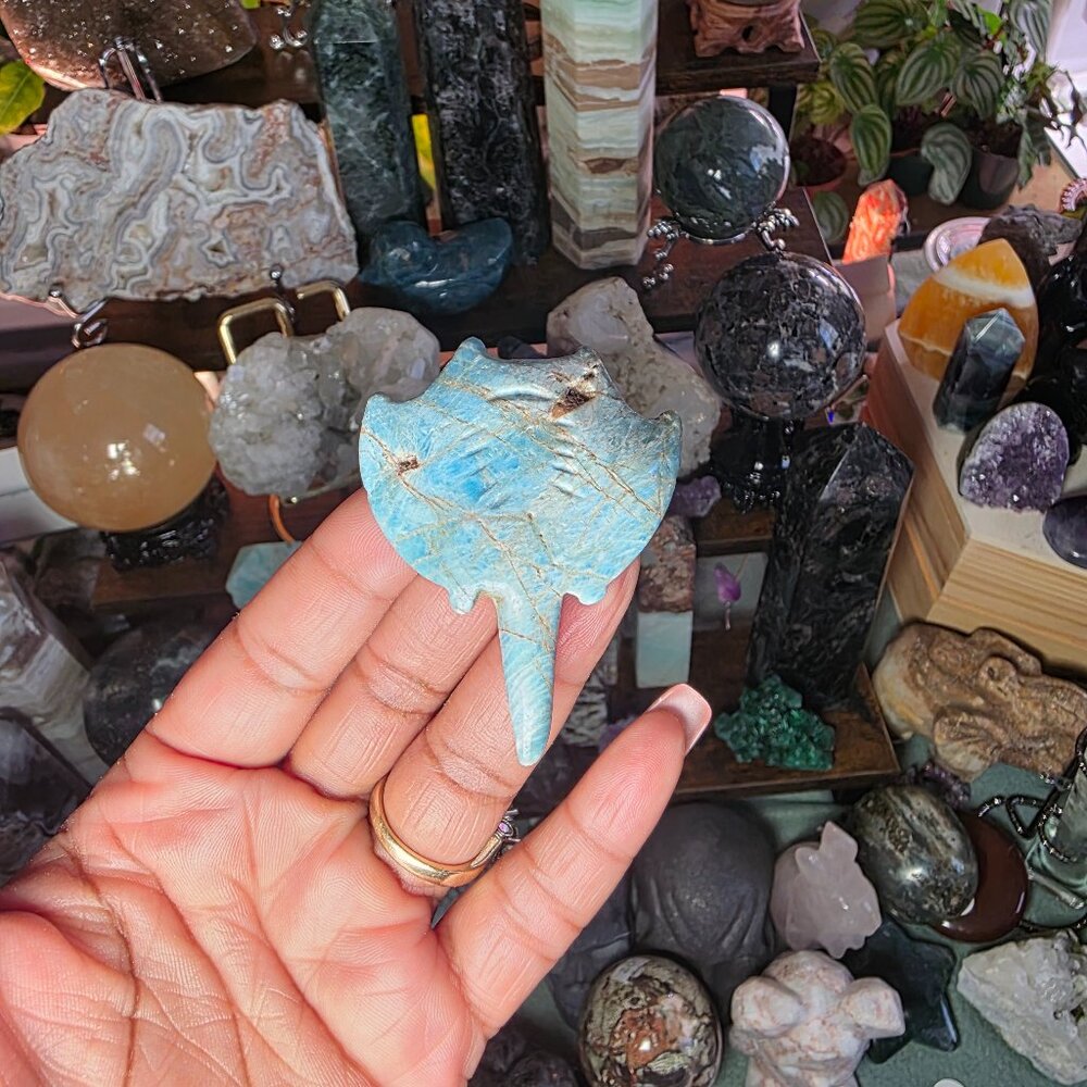 Blue Apatite Stingray